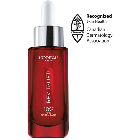L'Oreal Paris Revitalift Derm Intensives 10% Pure Glycolic Acid Face Serum, 1 Oz Health & Beauty Pasteur Pharmacy