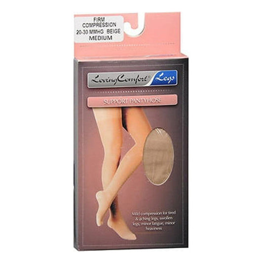 Loving Comfort® Firm Compression Stockings – 20-30 mmHg (Beige - Medium) Personal Care Pasteur Pharmacy