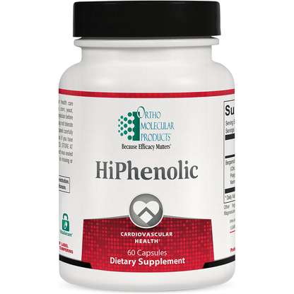Ortho Molecular Products HiPhenolic Dietary Supplement 60 Capsules Dietary Supplement Pasteur Pharmacy
