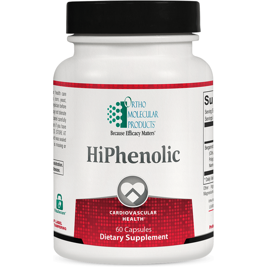 Ortho Molecular Products HiPhenolic Dietary Supplement 60 Capsules Dietary Supplement Pasteur Pharmacy
