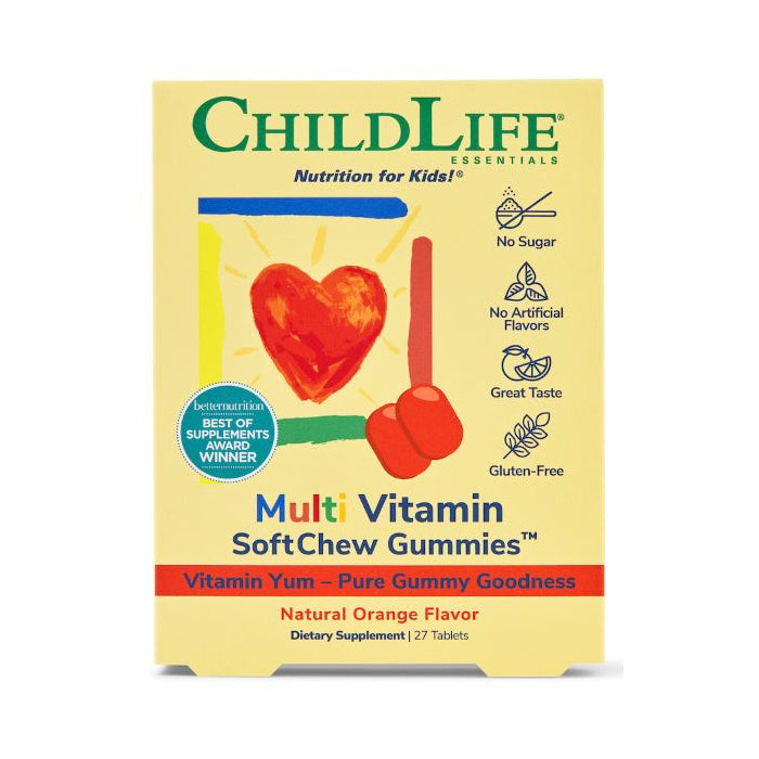 ChildLife® Essentials Multi Vitamin & Mineral – Natural Orange Flavor (Soft Melt Tablets) Vitamins & Supplements Pasteur Pharmacy