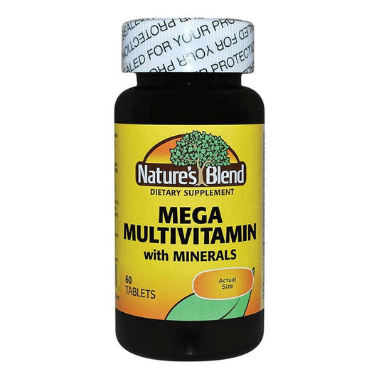 Nature's Blend® Mega Multivitamin – With Minerals – 60 Tablets Vitamins & Supplements Pasteur Pharmacy