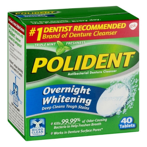 Polident Overnight Tablets Personal Care Pasteur Pharmacy
