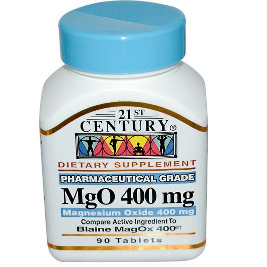 21st Century® Magnesium 400 mg – 90 Tablets Vitamins & Supplements Pasteur Pharmacy