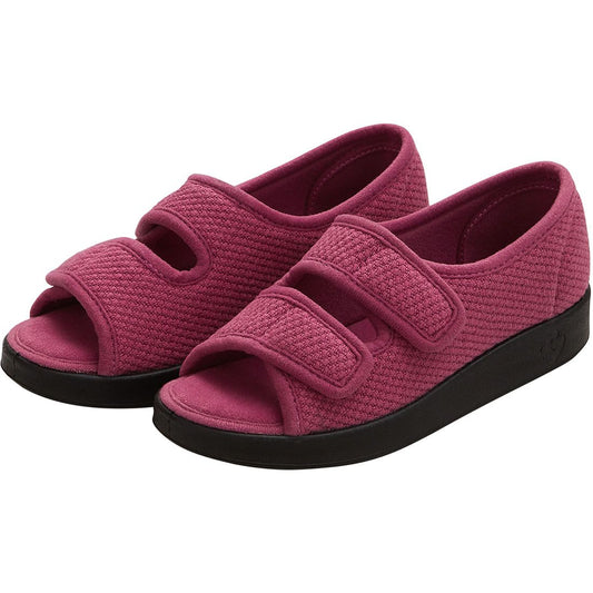 Silvert s Womens Easy Closure Sandal For Indoors & Outdoors Rose Petal Medical Supplies Pasteur Pharmacy