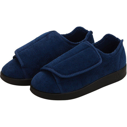 Silverts Slippers - Navy Blue, Size 11 / 2X-Wide Shoes Pasteur Pharmacy