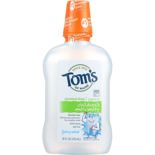 Tom's of Maine Children's Anticavity Fluoride Rinse Juicy Mint - 16 Fl Oz