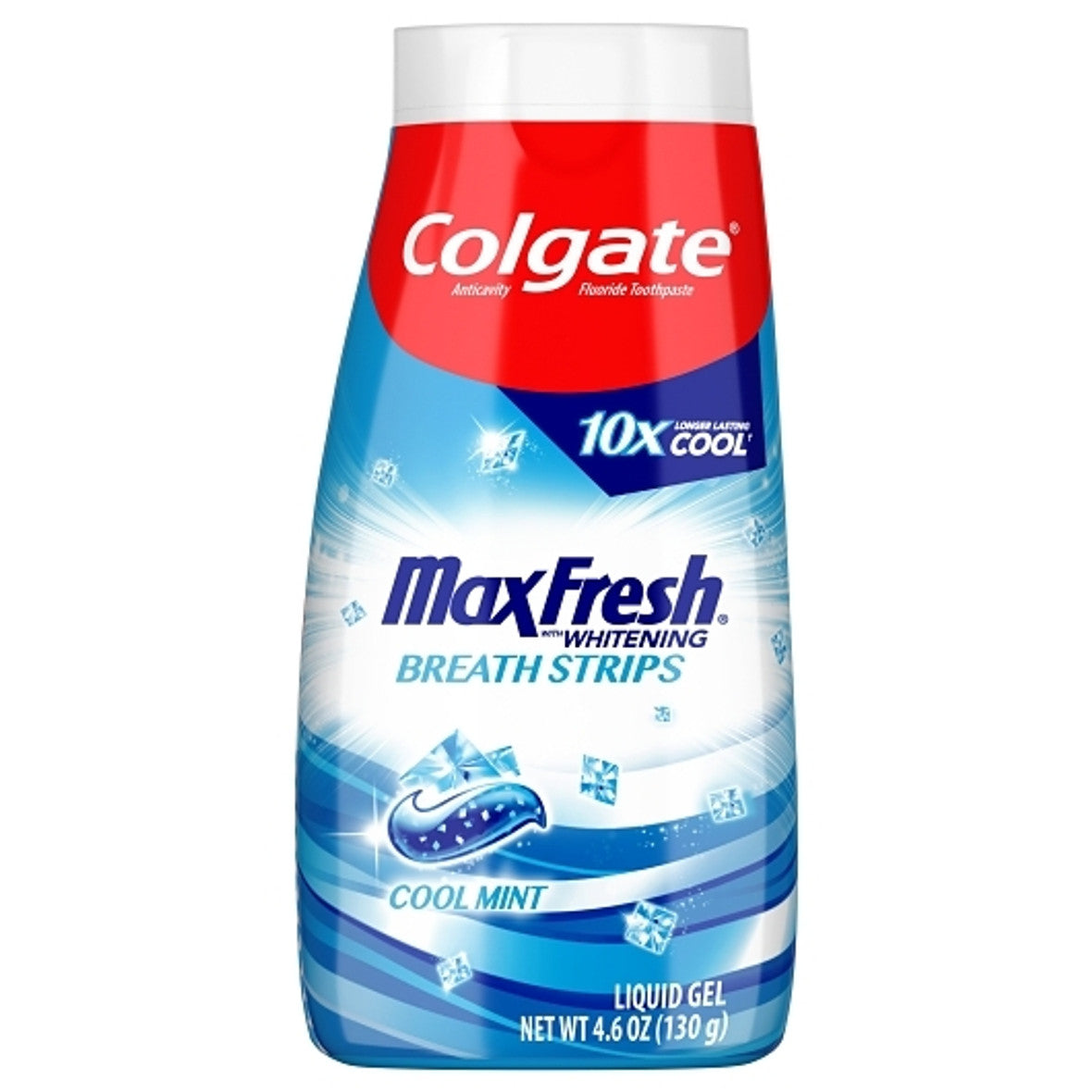 Colgate Max Fresh Cool Mint Liquid Gel Anticavity Fluoride Toothpaste, 4.6 Oz Toothpaste Pasteur Pharmacy