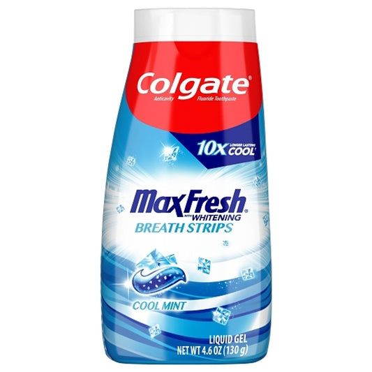 Colgate Max Fresh Cool Mint Liquid Gel Anticavity Fluoride Toothpaste, 4.6 Oz Toothpaste Pasteur Pharmacy