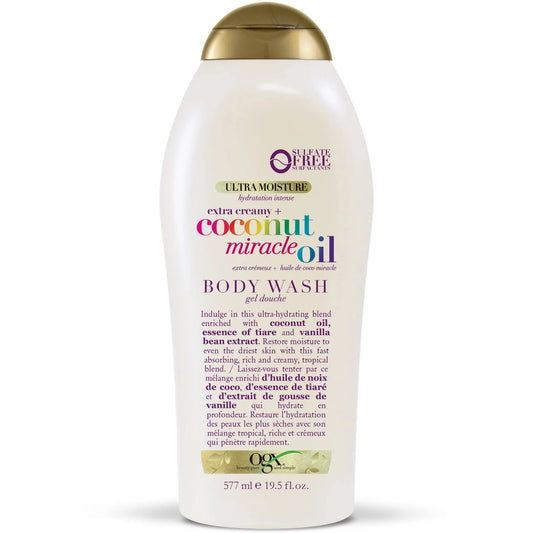 OGX Extra Creamy + Coconut Miracle Oil Ultra Moisture Body Wash - 19.5 Fl Oz Body Wash Pasteur Pharmacy