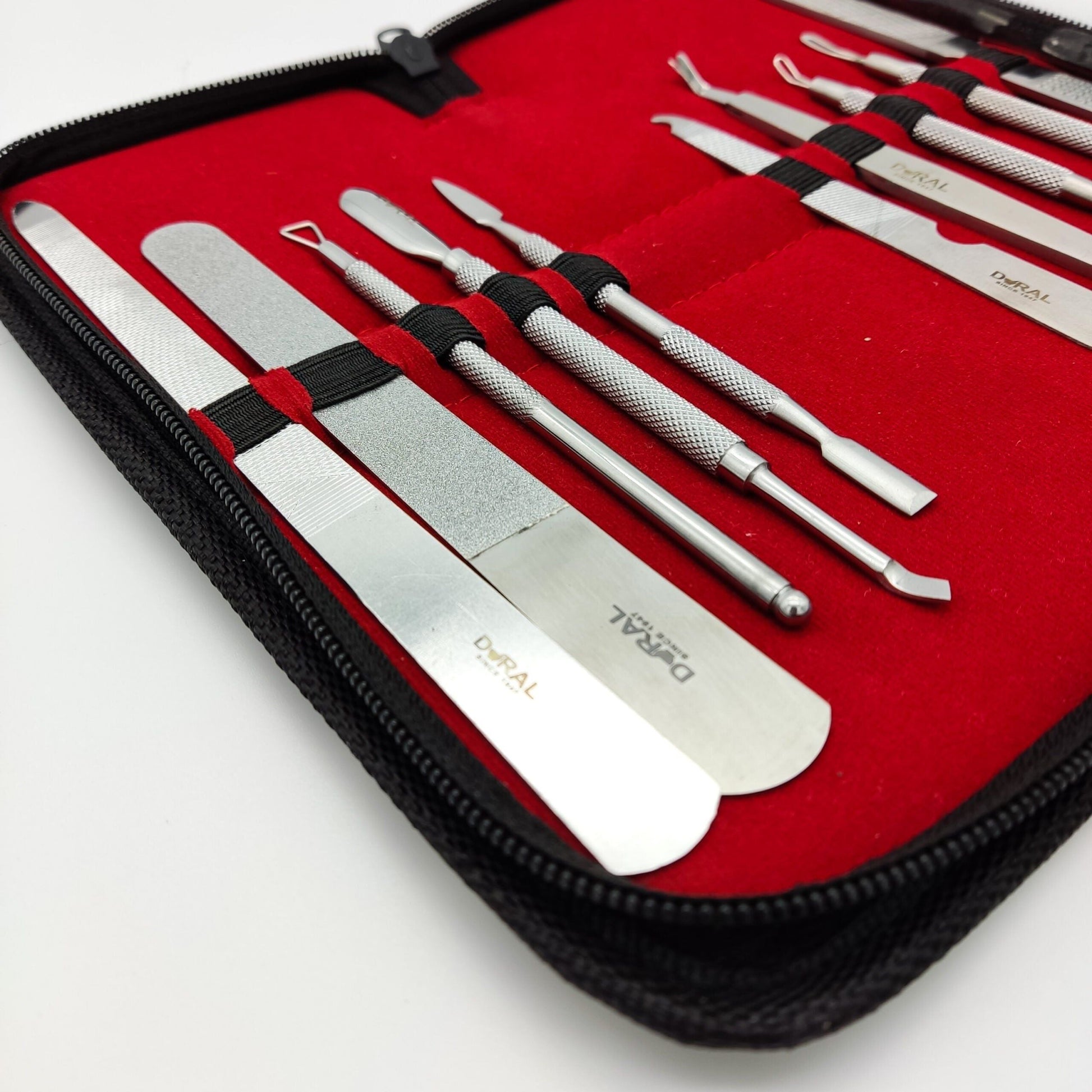 Dural Manicure/ Pedicure/Facial Complete Kit with Leather Case Stainless Steel (Grade A+) Manicure/Pedicure/Facial Kit Pasteur Pharmacy