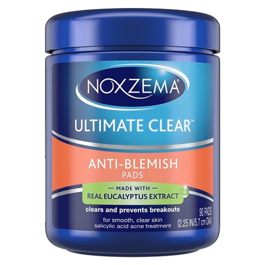 Noxzema Ultimate Clear Anti Blemish Pads 90 ct Health & Beauty Pasteur Pharmacy