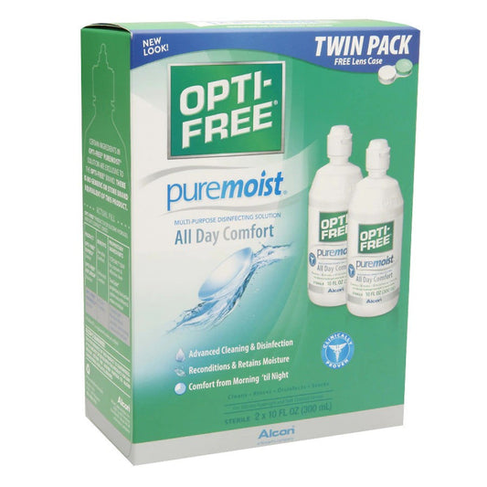 Opti-Free Multi Purpose Disinfection Solution, Puremoist, Twin Pack Personal Care Pasteur Pharmacy