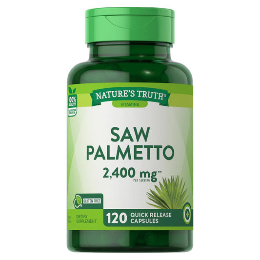 Nature's Trut 2400 Mg,Saw Pametto 120 Quick Release Capsules Vitamins & Supplements Pasteur Pharmacy