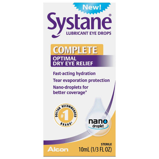 Systane Complete Lubricant Eye Drops 0.33 Fl Oz Eye Drops & Lubricants Pasteur Pharmacy