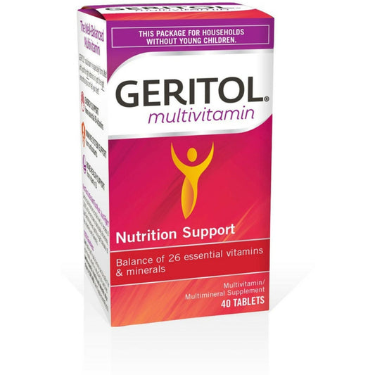 Geritol Multivitamin Nutrition Support Tablets 40 ct Vitamins & Supplements Pasteur Pharmacy