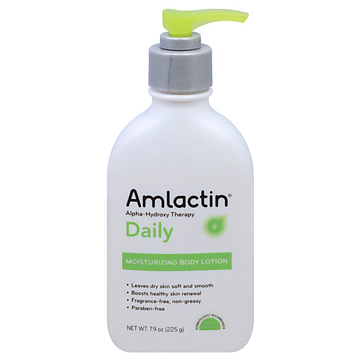 Lait hydratant quotidien pour le corps AmLactin, flacon pompe de 235 ml
