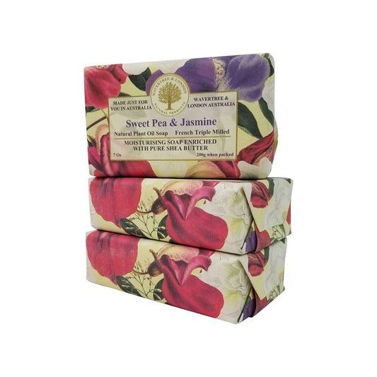 Wavertree & London Sweet Pea & Jasmine Soap 7 Oz Bar Soap Pasteur Pharmacy