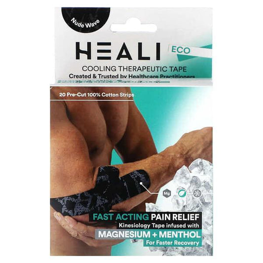 هيلي ميديكال كورب Heali Cotton Kinesiology Tape - Black Camo Channel Strips Pasteur Pharmacy