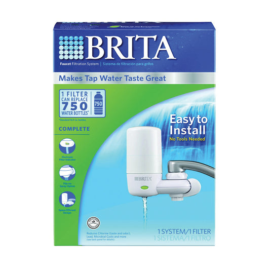 Brita On Tap Faucet Water Filter System - White Water Filters Pasteur Pharmacy