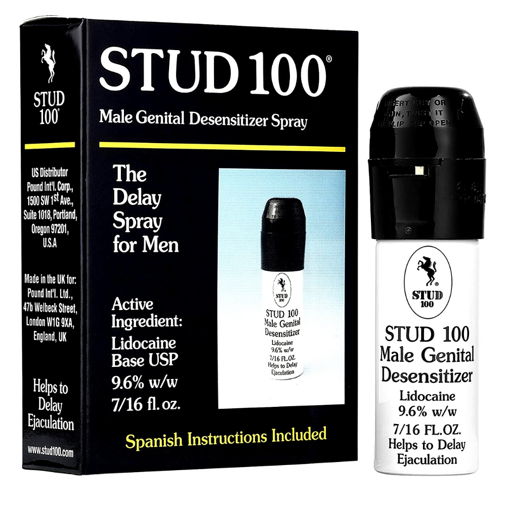 Stud 100 Male Genital Desensitizer Spray 0.44 Oz Breath Spray Pasteur Pharmacy