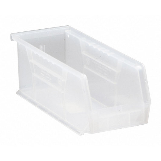 Quantum Storage Systems Hang And Stack Bin, Clear, PP,4 In QUS224CL Filing & Organization Pasteur Pharmacy
