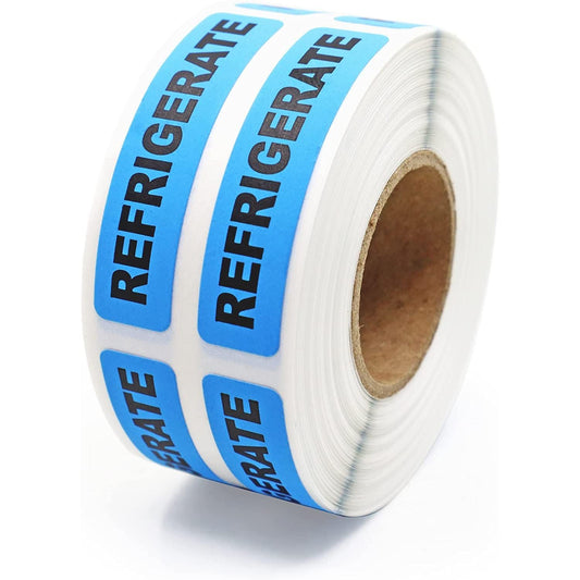 CeilBlue Apothecary Products Reagent Label Refrigerate W/ Black Text Stationery Pasteur Pharmacy