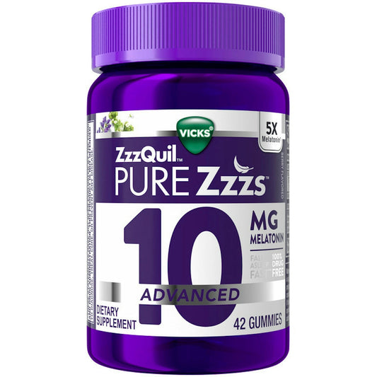 Vicks ZzzQuil 10 Advanced Mg Melatonin 42 Gummies Health & Beauty Pasteur Pharmacy