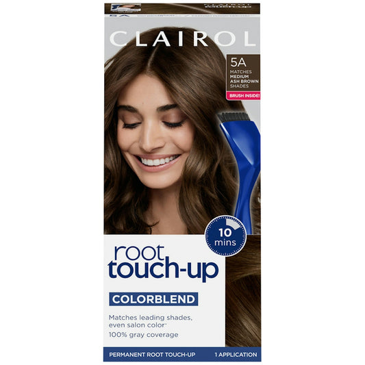 Clairol Nice 'n Easy Root Touch-Up - 5A Medium Ash Brown Kit Hair Color Pasteur Pharmacy