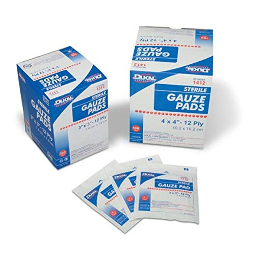 Cramer Gauze 12 Ply St 3X3″ 100 Pads Antiseptics & Cleaning Supplies Pasteur Pharmacy
