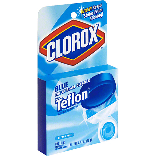 Clorox Toilet Bowl Cleaner, Automatic, Blue, Rain Clean, Bleach Free Toilet Bowl Cleaners Pasteur Pharmacy