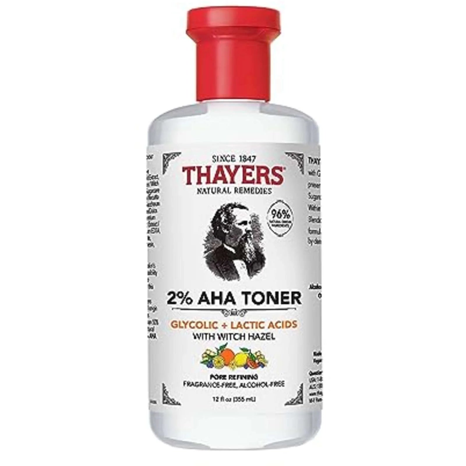 Thayer's Exfoliating 2% AHA Toner 12oz Toners Pasteur Pharmacy