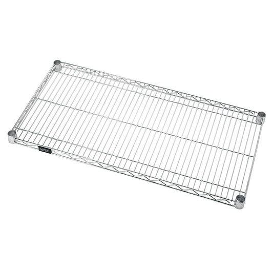 Quantum Storage Systems Pack Extra Wire Shelves For 24 Deep Wire Shelving Unit Chrome Finish 800 Lb. Load Capacity 1 H X 36 W X 24 D Tool Storage & Organization Pasteur Pharmacy