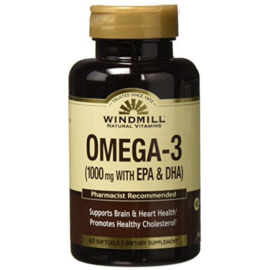 Windmill Natural Omega III Epadha Softgels 60Ct Vitamins & Supplements Pasteur Pharmacy