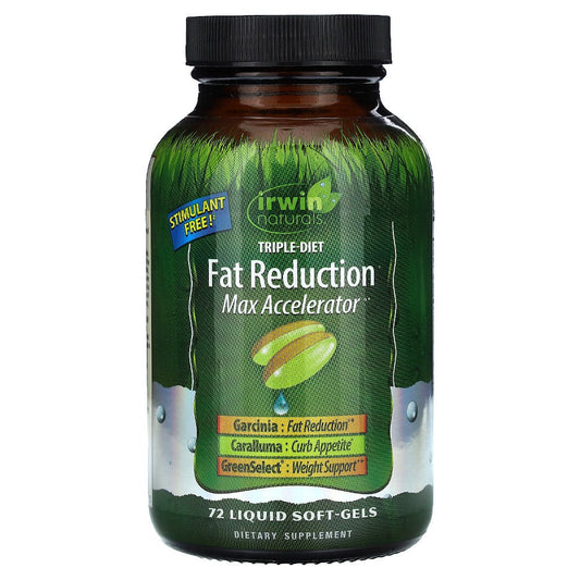 Irwin Naturals Triple Diet Fat Reduction Max Accelerator - 72 Liquid Softgels Vitamins & Supplements Pasteur Pharmacy