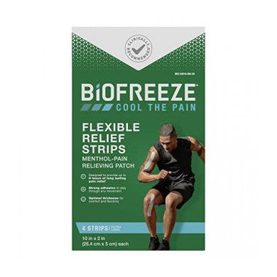 Biofreeze Flexible Relief Strips - 4ct Personal Care Pasteur Pharmacy