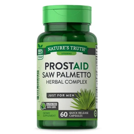 Nature s Truth Prostaid | 60 Capsules | Prostate Health Supplement for Men | Saw Vitamins & Supplements Pasteur Pharmacy