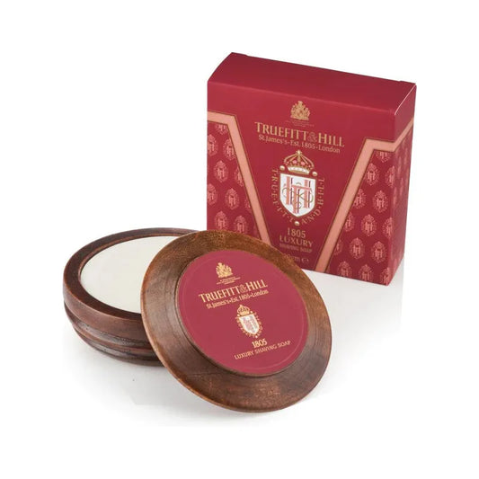 Truefitt & Hill Mayfair Luxury Shaving Soap in Wooden Bowl - 3.5oz Shaving Soap Pasteur Pharmacy