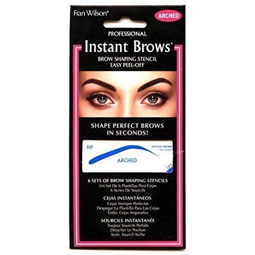 FRAN WILSON Instant Brows Brow Shaping Stencil (ARCHED) Lash & Brow Growth Treatments Pasteur Pharmacy