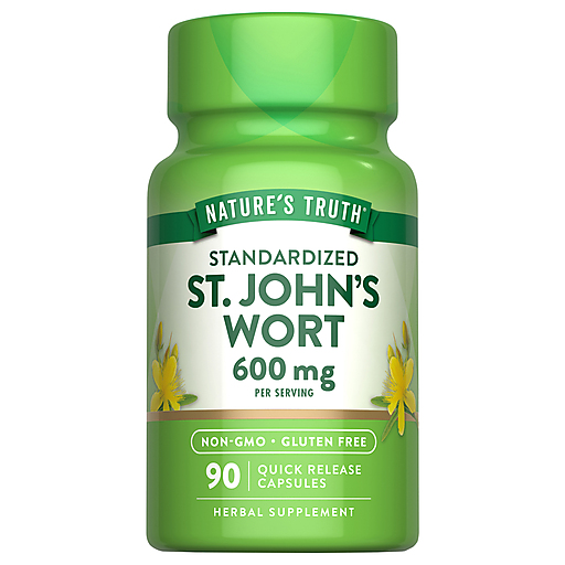 Nature's Truth Standardized St. John's Wort 300 Mg Quick Release Capsules - 90ct Vitamins & Supplements Pasteur Pharmacy