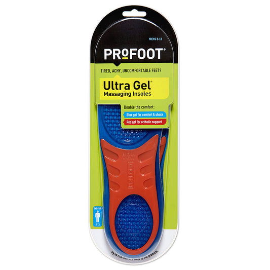 Profoot® Ultra Gel Insoles – Men’s Sizes 8-13 (1 Pair) Insoles & Inserts Pasteur Pharmacy