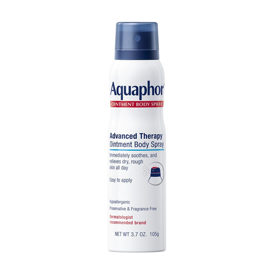 Aquaphor Advanced Therapy Ointment Body Spray 3.7 Oz. Aerosol Can Lotion & Moisturizer Pasteur Pharmacy