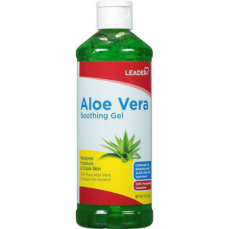 Leader Aloe Vera Gel Soothing, 16Oz Lotion & Moisturizer Pasteur Pharmacy