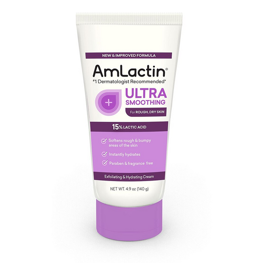 AmLactin Ultra Smoothing 15% Lactic Acid Intensely Hydrating Cream 4.9 Oz Skin Care Pasteur Pharmacy