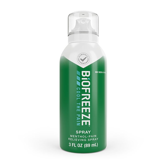 Biofreeze Menthol Pain Relief Spray 3 Fl Oz Health & Beauty Pasteur Pharmacy