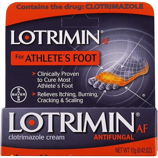 Lotrimin AF Cream For Athlete’s Foot, Clotrimazole 1% Antifungal Treatment, 0.42oz Health & Beauty Pasteur Pharmacy