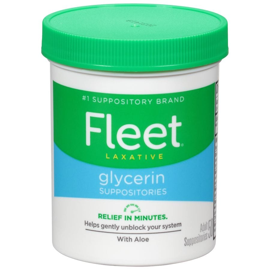 Fleet Laxative Glycerin Suppositories For Adult Constipation - 50ct Health & Beauty Pasteur Pharmacy