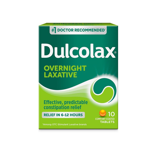 Dulcolax Overnight Relief 5 Mg Laxative Comfort Coated Tablets Health & Beauty Pasteur Pharmacy