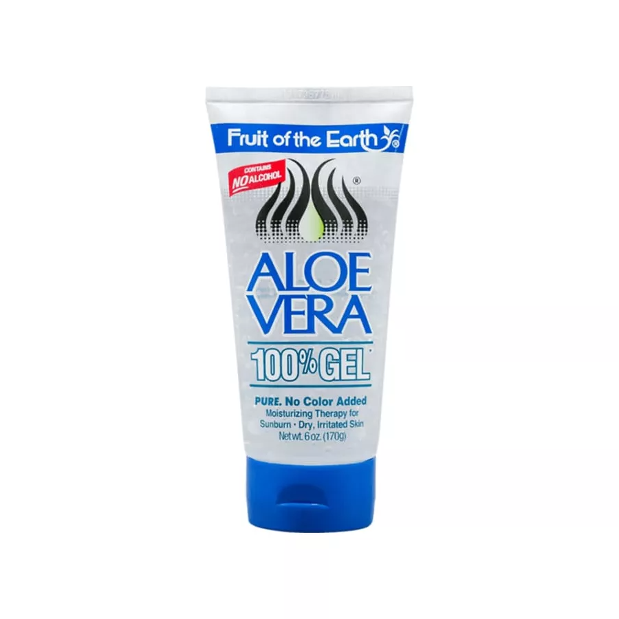 Fruit of the Earth 100% Pure Aloe Vera Gel, 6 oz – Fragrance Free Soothing Gel Skin Care Pasteur Pharmacy