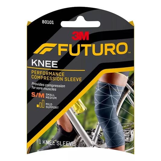 Futuro Performance Compression Knee Sleeve - Small/Medium Supports & Braces Pasteur Pharmacy